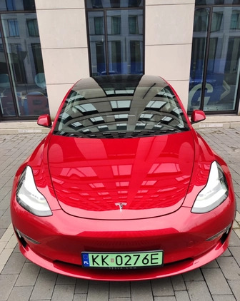 Tesla Model 3 cena 179000 przebieg: 48000, rok produkcji 2021 z Kraków małe 137